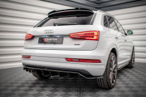 Audi Q3 S-Line 8U Facelift 2014-2018 Bakre Splitter (Med Splitters) V.1 Maxton Design